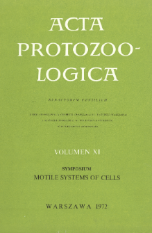 Acta Protozoologica, Vol. 11, Symposium Motile Systems of Cells