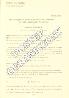 On homogeneous linear equations with coefficients in fields algebraically non-closed