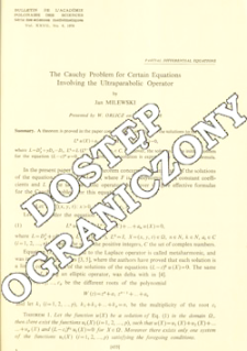 The Cauchy problem for certain equations involving the ultraparabolic operator