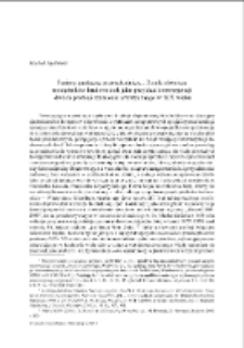 Fusiery, partacze, przeszkodnicy... Dzieła złotnicze mosiężnik&oacute;w krakowskich jako przykład konwergencji dw&oacute;ch profesji rzemiosła artystycznego w XIX wieku