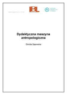 Dydaktyczna maszyna antropologiczna