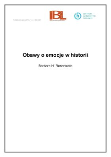 Obawy o emocje w historii