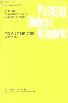 Postępy biologii kom&oacute;rki, Tom 17 nr 3, 1990