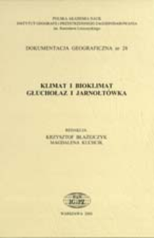 Klimat i bioklimat Głuchołaz i Jarnołtówka