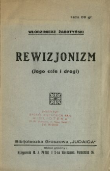 Rewizjonizm : (jego cele i drogi)