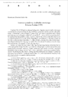 Inwentarz pośmiertny łaziebnika toruńskiego Johanna Zandera (1709)