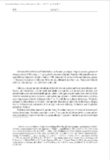 Od piwnic po strych. Wnętrza domów gdańskich drugiej połowy XVIII wieku, Ewa Barylewska-Szymańska, t. 7 serii „Res Gedanenses. Studia i Materiały Muzeum Historycznego Miasta Gdańska”, Instytut Historii PAN, Muzeum Historyczne Miasta Gdańska, partner — Muzeum Narodowe w Gdańsku, Wydawnictwo Bernardinum Sp. z o.o., Warszawa–Gdańsk 2015, ss. 348, aneksy I–III, liczne ryc. w tekście : [recenzja]