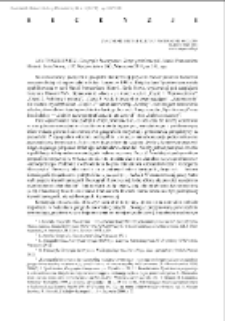 Geografia historyczna. Zarys problematyki, Jan Tyszkiewicz, Zarys problematyki, Nauki Pomocnicze Historii. Seria Nowa, t. IV, Wydawnictwo DiG, Warszawa 2014, ss. 355, ryc. : [recenzja]