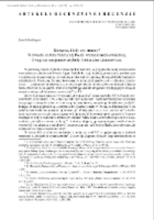 Skrzynie, kłody czy trumny? W kwestii kultury funeralnej Polski wczesnośredniowiecznej. Uwagi na marginesie artykułu Aleksandra Limisiewicza : [recenzja]
