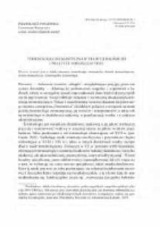 Terminologia onomastyczna w tradycji badawczej praktyce normalizacyjnej