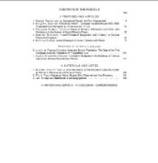 Pamiętnik Literacki Z. 3 (2010), Contents of the fascicle