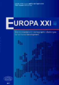 Europa XXI 32 (2017), Contents
