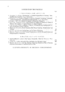 Pamiętnik Literacki Z. 4 (2013), Contents of fascicle