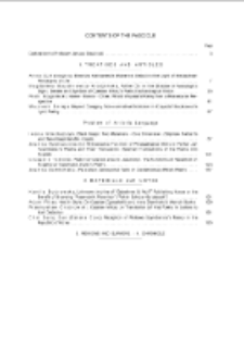 Pamiętnik Literacki, Z. 4 (2014), Contents of fascicle