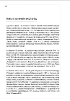 Noty o autorach artykuł&oacute;w