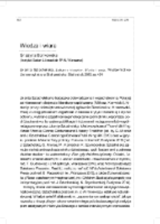 Wiedza i wiara. Jolanta Sztachelska, Rec.: Zabijanie klasyk&oacute;w. Studia i eseje. Wydawnictwo Uniwersytetu w&nbsp;Białymstoku. Białystok 2015, ss. 424