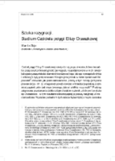 Sztuka rezygnacji. Studium "Czciciela potęgi" Elizy Orzeszkowej