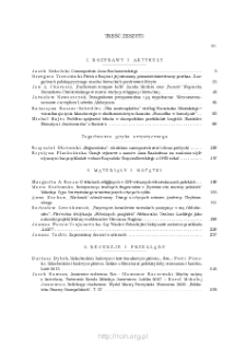 Pamiętnik Literacki Z. 1 (2015), Treść zeszytu