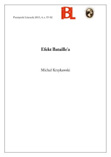 Efekt Bataille&rsquo;a