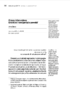 O rzece, która wylewa. Literatura i nowa pamięć o powodzi