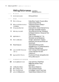 Teksty Drugie Nr 4 (2015), Table of contents