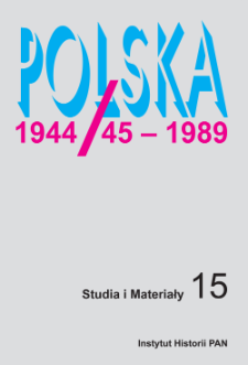 Od Drugiej Rzeczypospolitej do Polski Ludowej : ewolucja systemu ochrony zdrowia w Polsce w latach 1944&ndash;1950