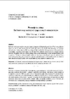 Po wojnie, zimą. Berlinek w opowieściach jego nowych mieszkańc&oacute;w