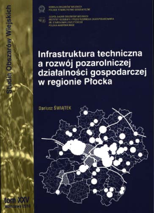 Infrastruktura techniczna a rozwój pozarolniczej działalności gospodarczej w regionie Płocka