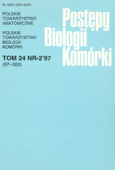 Postępy biologii komórki, Tom 24 nr 2, 1997