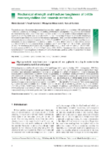 Mechanical strength and fracture toughness of brittle monocrystalline and ceramic materials Marek Boniecki, Paweł Kamiński, Władysław Wesołowski, Konrad Krzyżak.