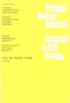 Postępy biologii komórki, Tom 26 nr 1, 1999