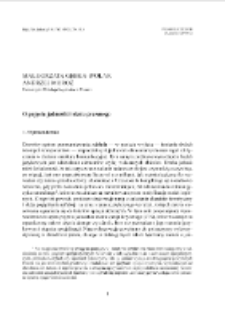 O pojęciu jednostki tekstu prawnego