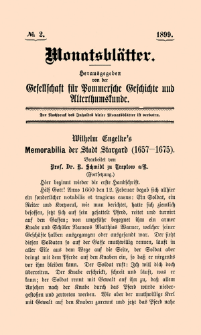 Monatsbl&auml;tter Jhrg. 13, H. 2 (1899)