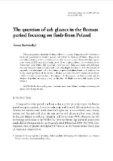 The question of ash glasses in the Roman period focusing on finds from Poland