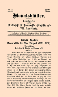 Monatsbl&auml;tter Jhrg. 13, H. 3 (1899)