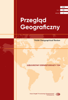 Przegląd Geograficzny T. 90 z. 2 (2018), Spis treści