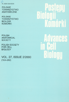 Postępy biologii kom&oacute;rki, Tom 27 nr 2, 2000