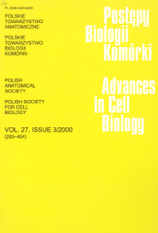 Postępy biologii komórki, Tom 27 nr 3, 2000