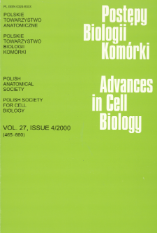 Postępy biologii kom&oacute;rki, Tom 27 nr 4, 2000