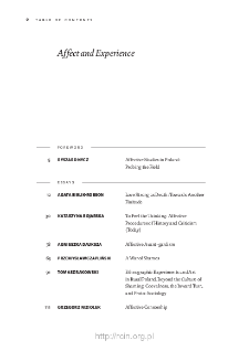 Vol. 1 (2017) - Special Issue - English Edition, Table of contents