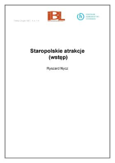 Staropolskie atrakcje (wstęp)