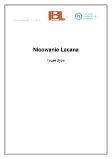 Nicowanie Lacana