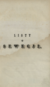 Listy o Szwecji. T. 2
