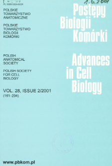 Postępy biologii komórki, Tom 28 nr 2, 2001