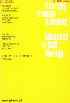 Postępy biologii komórki, Tom 28 nr 3, 2001