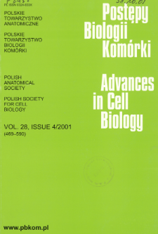 Postępy biologii komórki, Tom 28 nr 4, 2001