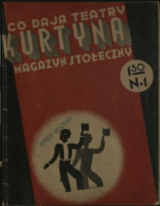 Kurtyna : magazyn stołeczny 1933