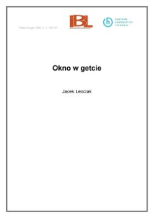 Okno w getcie