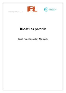 Młodzi na pomnik
