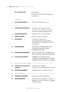 Teksty Drugie Nr 2 (2018), Table of contents